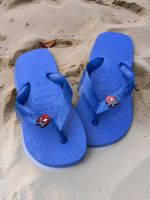 Havaianas Top Infantil Azul Naval + Pingente Homem Aranha