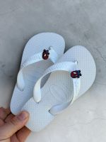 Havaianas Top Infantil Branca + Pingente Homem Aranha