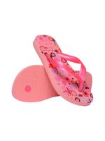 Havaianas Kids Flores Manga Rosa