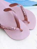 Havaianas Top Rosa Ballet + Escrita Rose + Concha e Estrela Rose
