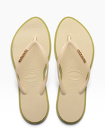 Havaianas Point Verde Mandacaru Bege Palha