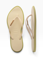Havaianas Point Verde Mandacaru Bege Palha