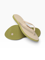 Havaianas Point Verde Mandacaru Bege Palha