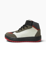 Tênis Cano Alto Juvenil Spider Marvel MSP22DY Branco Preto Grafite