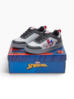 Tênis Infantil Spider Man Marvel MSP06KR Cinza Preto