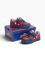 Tênis bebe Spider Man Marvel MSP05KR Vermelho  Marinho 