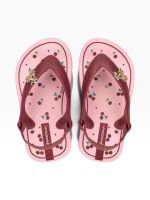 Chinelo Ipanema Bebê Fashion Belle Rosa/Vermelho