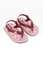 Chinelo Ipanema Bebê Fashion Belle Rosa/Vermelho
