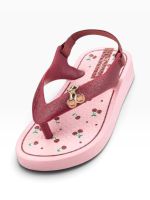 Chinelo Ipanema Bebê Fashion Belle Rosa/Vermelho