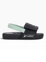 Chinelo Baby Rider R86 II Slide Preto/Preto/Verde
