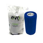 Caixa 12 Rolos Evo Tape Coesiva 10cm - Azul
