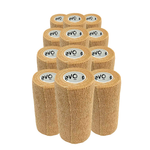 Caixa 12 Rolos Evo Tape Coesiva 10cm - Bege