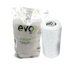 Caixa 12 Rolos Evo Tape Coesiva 10cm - Branca