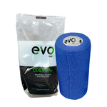 Caixa 12 Rolos Bandagem Evo Tape Coesiva W 10cm - Azul