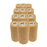 Caixa 12 Rolos Bandagem Evo Tape Coesiva W 10cm - Bege