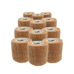 Caixa 12 Rolos Bandagem Evo Tape Coesiva W 5cm - Bege