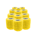 Caixa 12 Rolos Evo Tape Coesiva 5cm - Amarela