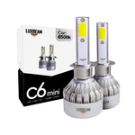 Kit 2 Super Led C6 Mini 30w 27.000lm 12v