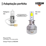 Kit 2 Super Led C6 Mini 30w 27.000lm 12v