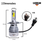 Kit 2 Super Led C6 Mini 30w 27.000lm 12v