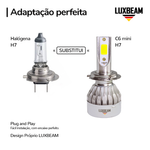 Kit 2 Super Led C6 Mini 30w 27.000lm 12v