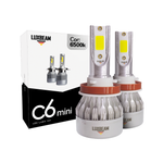 Kit 2 Super Led C6 Mini 30w 27.000lm 12v