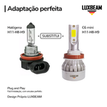 Kit 2 Super Led C6 Mini 30w 27.000lm 12v