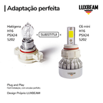 Kit 2 Super Led C6 Mini 30w 27.000lm 12v