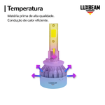 Kit 2 Super Led C6 Mini 30w 27.000lm 12v