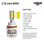 Kit 2 Super Led C6 Mini 30w 27.000lm 12v