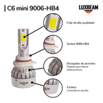 Kit 2 Super Led C6 Mini 30w 27.000lm 12v