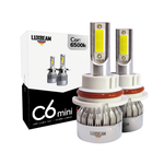 Kit 2 Super Led C6 Mini 30w 27.000lm 12v