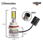 Kit 2 Super Led C6 Mini 30w 27.000lm 12v