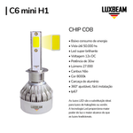 Kit 2 Super Led C6 Mini 30w 27.000lm 12v