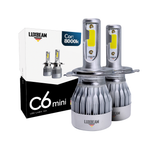 Kit 2 Super Led C6 Mini 30w 27.000lm 12v