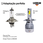 Kit 2 Super Led C6 Mini 30w 27.000lm 12v