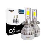 Kit 2 Super Led C6 Mini 30w 27.000lm 12v