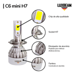 Kit 2 Super Led C6 Mini 30w 27.000lm 12v