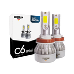 Kit 2 Super Led C6 Mini 30w 27.000lm 12v