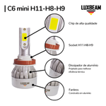 Kit 2 Super Led C6 Mini 30w 27.000lm 12v