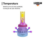 Kit 2 Super Led C6 Mini 30w 27.000lm 12v