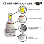 Kit 2 Super Led C6 Mini 30w 27.000lm 12v