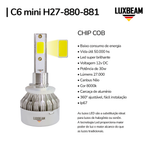 Kit 2 Super Led C6 Mini 30w 27.000lm 12v