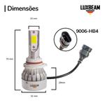 Kit 2 Super Led C6 Mini 30w 27.000lm 12v