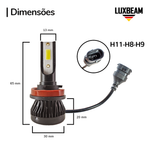 Kit 2 Super Led Nano Plus 30w 27.000lm 12v