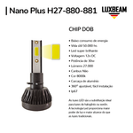 Kit 2 Super Led Nano Plus 30w 27.000lm 12v