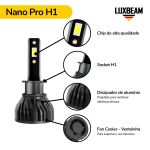 Kit 2 Super Led Nano Pro 50w 60.000lm 12v