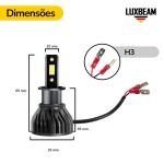Kit 2 Super Led Nano Pro 50w 60.000lm 12v