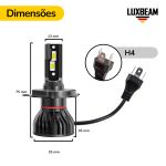 Kit 2 Super Led Nano Pro 50w 60.000lm 12v