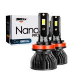 Kit 2 Super Led Nano Pro 50w 60.000lm 12v